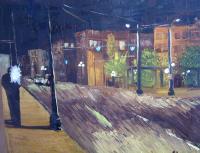 Unframed Paintings - Nightlife - Oil